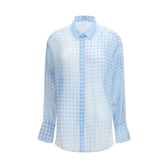 Ermanno Scervino Women Silk Blouse With Vichy Print